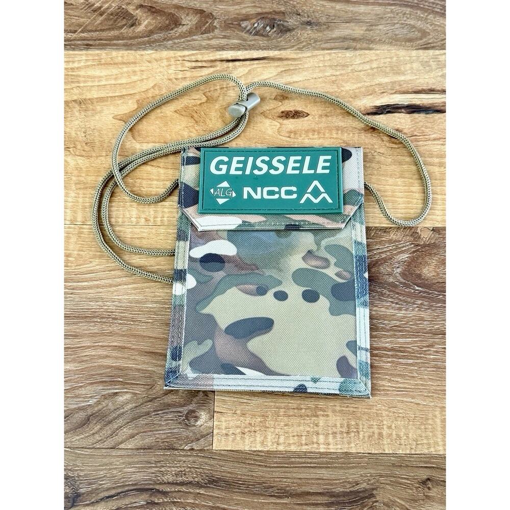 GEISSELE AUTOMATICS ID Landyard/Badge Holder Camo , NWOP